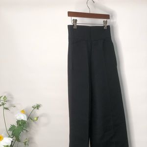Yves Saint Laurent Wide Leg Black Trousers